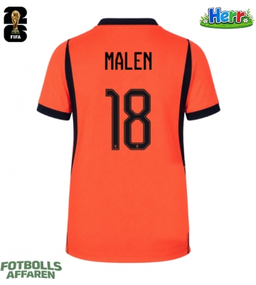 Nederländerna Donyell Malen #18 Hemmatröja VM 2026 Kortärmad